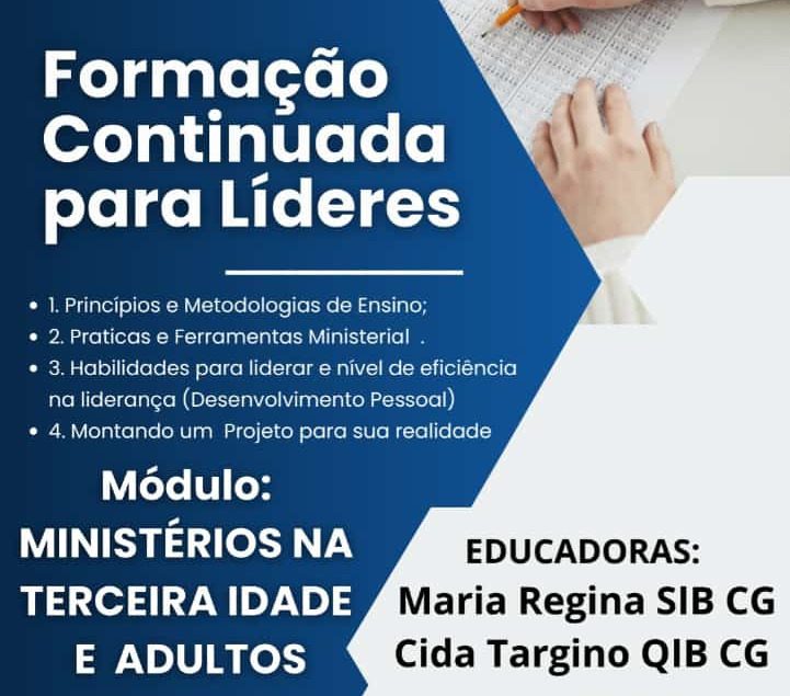 FORMAÇÃO CONTINUADA PARA LÍDERES