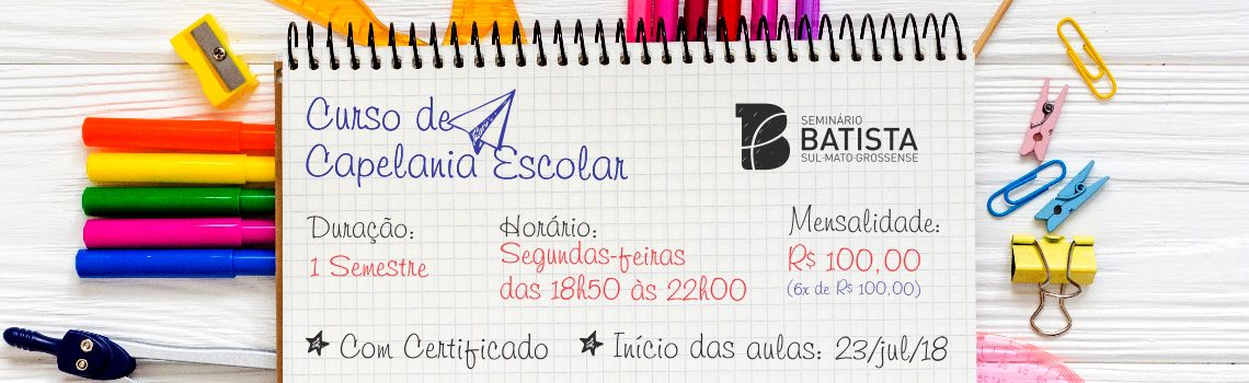 SBSM: Curso de Capelania Escolar